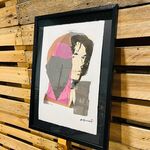 Offset-lithografie, Andy Warhol, Mick Jagger, (gesigneerd met certific
